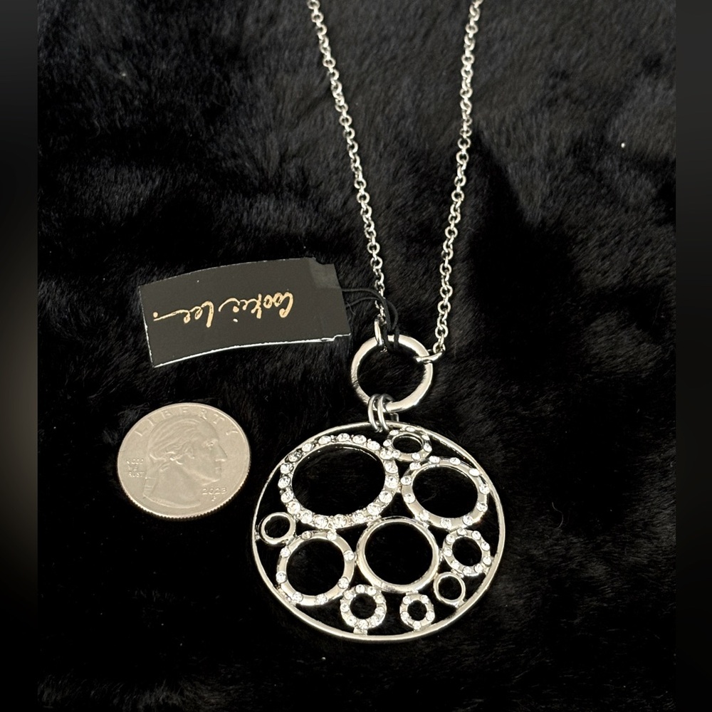 Cookie Lee long crystal necklace